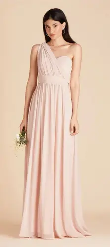 Birdy Grey Birdie Grey XS Grace Bridesmaid Maxi Dress Gown Blush Convertible Formal NWT