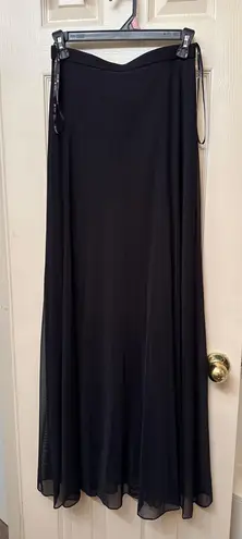 Black Sheer Maxi Skirt Size 6