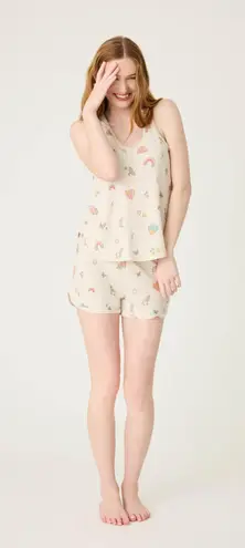 P.J. Salvage Sunshine On My Mind Emoji-Fun Tank & Shorts Set