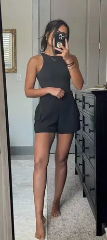 SKIMS Fits Everybody High Neck Bodysuit in Onyx Black Size XX-Small