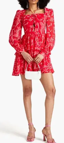 NWT One33 Social Women's Red Abstract