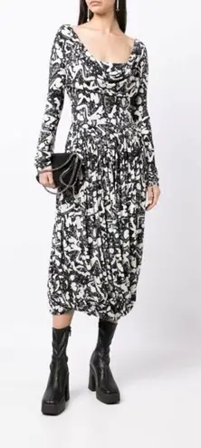 Stella McCartney NWT graphic-print jersey dress