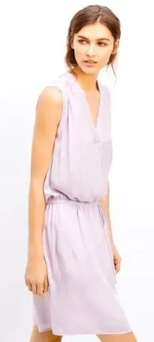 Vince  Sleeveless Lavender Satin Dress with Pockets Women’s Size XS
