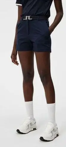 J. LINDEBERG Gwen Golf Shorts Size 32 Navy Blue NEW Active Performance Casual
