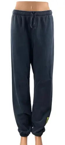 SOUL Women's Navy Blue Drawstring High Rise Athletic Jogger Sweat Pants Size S