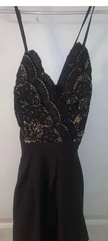 Boohoo Black Lace Dress