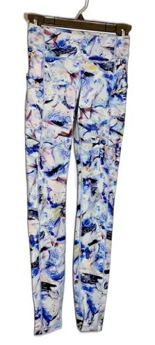 LULULEMON Speed Up LEGGINGS Exposure Multi FULL LENGTH SIZE 2 LUXTREME