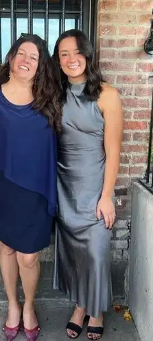 Reformation Casette Gray Dress