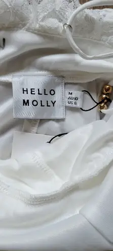 Hello Molly White Midi Dress