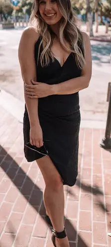 Cushnie x Target Black Leopard Cheetah Jacquard Asymmetrical Dress Size 6 Animal