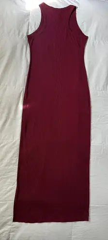 Lulus  Ribbed Bodycon Midi Dress