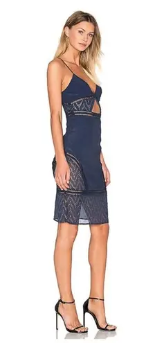 NBD  Aubrey Midi Dress in Navy Blue