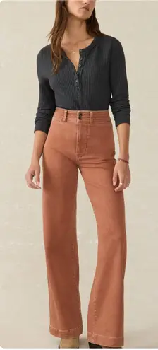 Faherty Legend Apres Waffle Henley Black