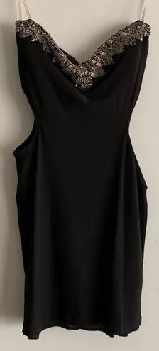 Nasty Gal Embellished Cutout Bodycon Dress