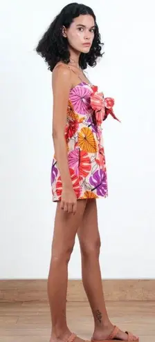 Anthropologie Ollari Harlow Romper Pink