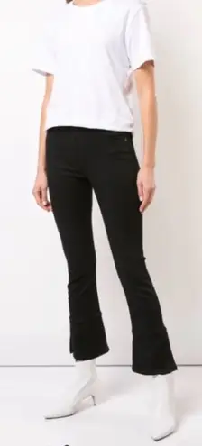 frame denim Frame Le Crop Mini Boot Jeans Herring Black Wash Denim Stretch Size 28 Women's - Image 1