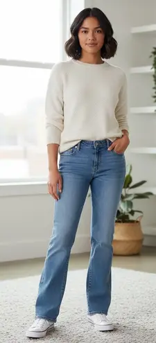 Aura Wrangler Blue Jeans Womens 16R Bootcut Denim Classic Casual Everyday