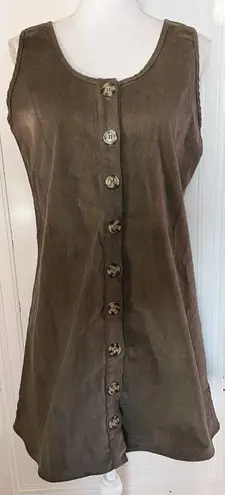 LA Relaxed • NWT Brown Corduroy Button