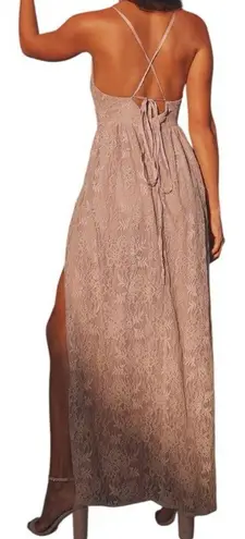 LULU’S STOLEN MOMENTS DUSTY PINK MAUVE LACE