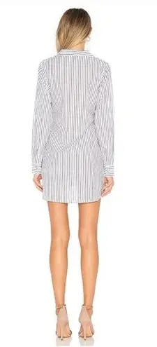 L'Academie  Cloudline Dress in Indigo Stripe