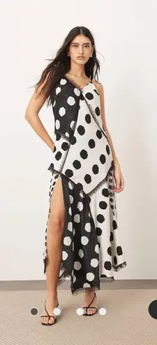 Polka Dot Maxi Dress Multiple Size M - Image 1