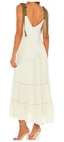 New! Cinq A Sept Claire Midi Dress in Meadow Size 4 $595 Green