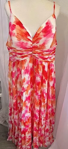 None Plus size Pink and Orange Dress size 22W