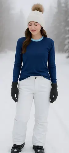 Cuddl Duds ClimateRight Navy Blue Long Sleeve Base Layer Top | Size M