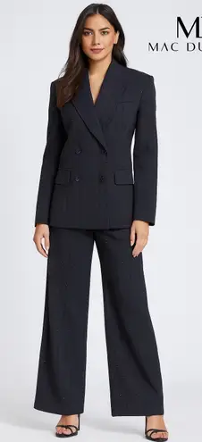 Mac Duggal NWT 81160 Navy Embellished Blazer Sz Large $398