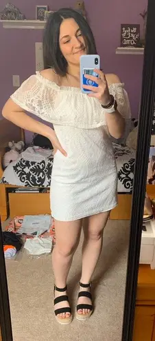 Speechless White Lace Dress