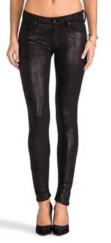 MOTHER The Looker in Cracked Shadow Black Size 26