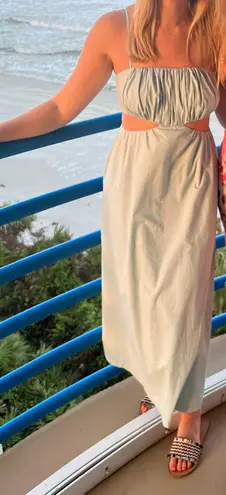 Abercrombie & Fitch Abercrombie Bubble Top Maxi Dress