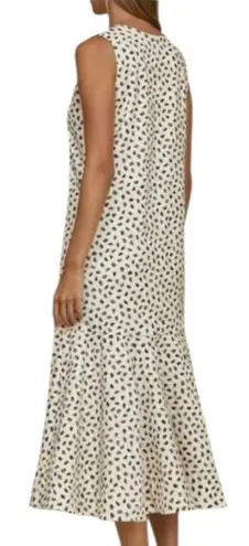 Hunter Bell Sleeveless Jensen Midi Dress Cream Black Size XS