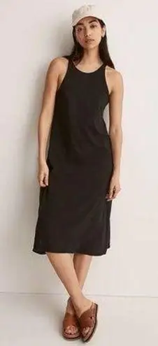 Madewell NWT  Softfade Cotton Cover-Up Tank Dress in Size S Black