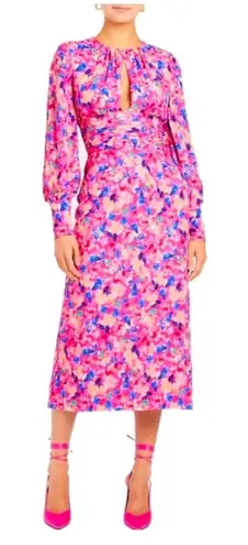 New! REBECCA VALLANCE Little Havana
Floral Long Sleeve Midi Dress Sz 4
$595 Pink