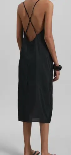 THE FRANKIE SHOP Venice Slip Dress, Black, Small Black