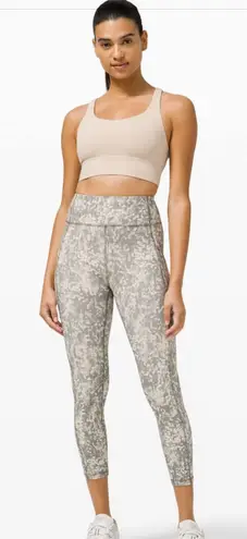 Lululemon  Invigorate High-Rise Crop 23" Gritstone White Opal Multi size 6 - Image 1