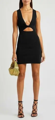 Bec & Bridge Sorbet Summer Mini Knit Dress Black SZ 6 Sophisticated Sexy Chic