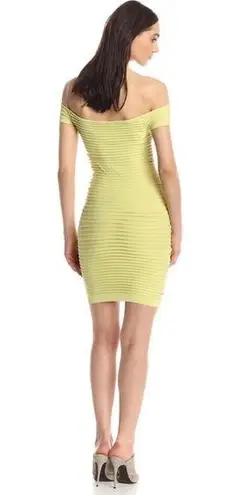 BCBGeneration  Bodycon Mini Dress Bright Lime Size XS Small