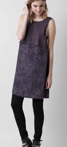 HP💝Plum Printed Split side Tunic Purple - Image 1