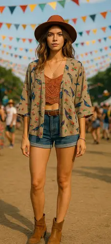 World Market Bird Print Lightweight Kimono Jacket – S/M Size undefined