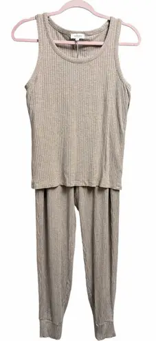 Haven Well Within Ribbed Knitwear in Brown Tan Size undefined