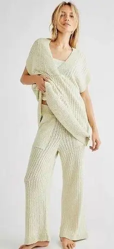 Free People  OCEAN DRIVE SWEATER SET TUNIC TOP & PANT SET