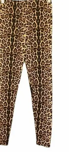 Soft Cheetah Print Animal Leggings Brown