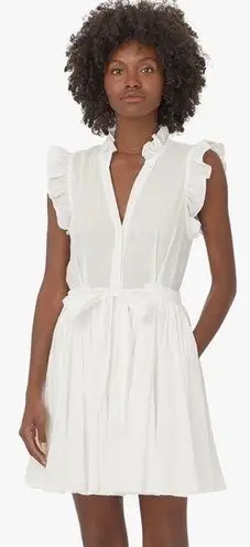 Xirena Leana White Cotton Mini Dress Size Small