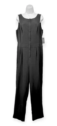 Vince Camuto  | NWT | Size 14 | Sleeveless U-Neck Button-Up Cutout Back Jumpsuit - Image 1