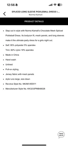 Norma Kamali Mini Dress