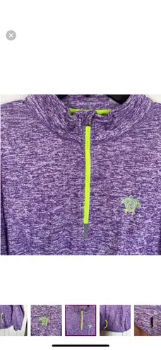Coconut Creek 3/4 Zip Top Purple Size XL
