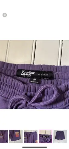 Brooklyn Cloth Athletic Shorts Purple Size M