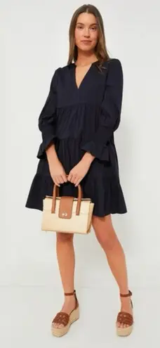 Tuckernuck Pomander Place Black 100% Cotton Poplin Kenzo Mini Dress Size Large